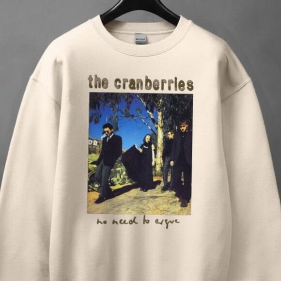 Vintage The Cranberries No Need To Argue World Tour 1995 Unisex Sweatshirt Sand - Picture 2 of 4